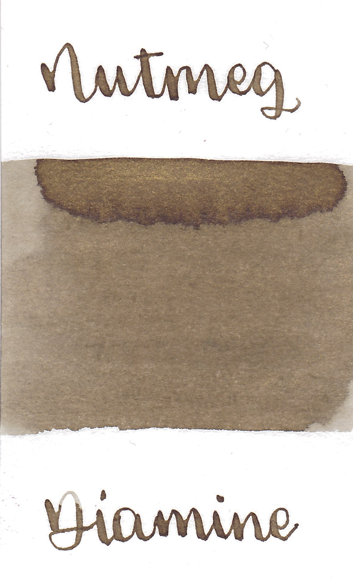 Diamine Black Edition Nutmeg Shimmer Ink