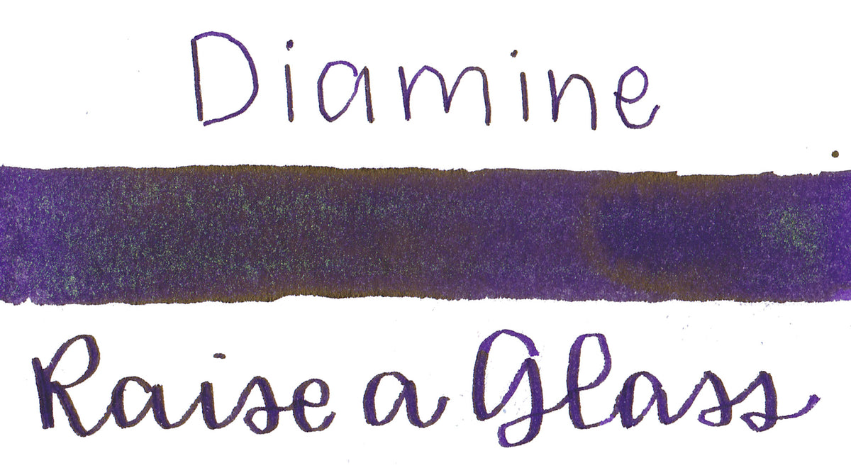 インビジブルインクinvisibleink、バリエムvaliem、ムランジーニョ Diamine Purple Edition Chameleon/Shimmer Raise A Glass