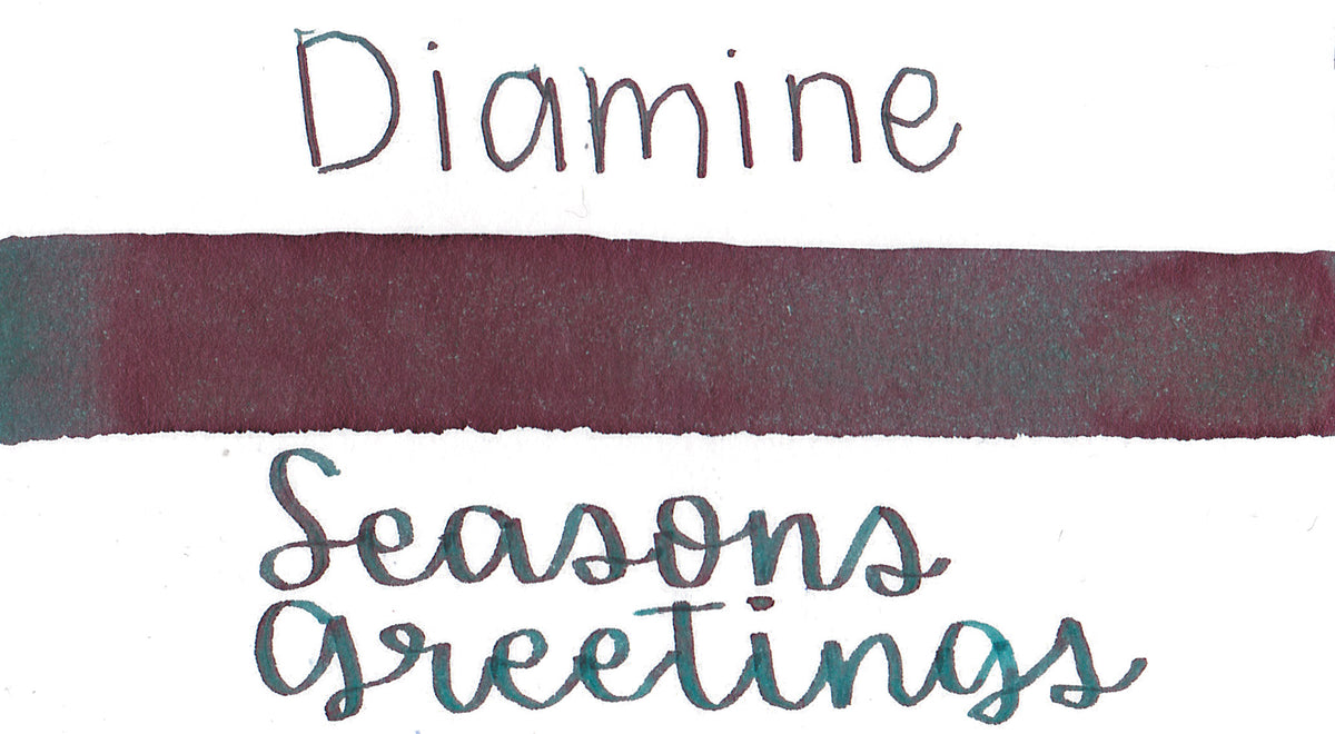 Diamine Blue Edition Season's Greetings Sheen