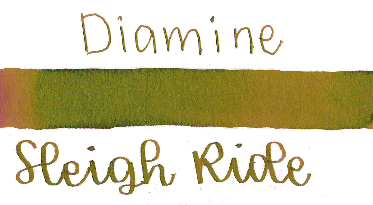 Diamine Black Edition Sleigh Ride Sheening Ink