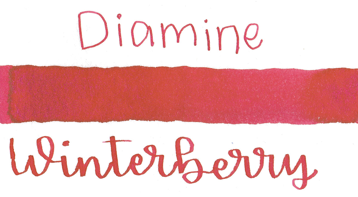 Diamine Black Edition Winterberry Shimmer Ink