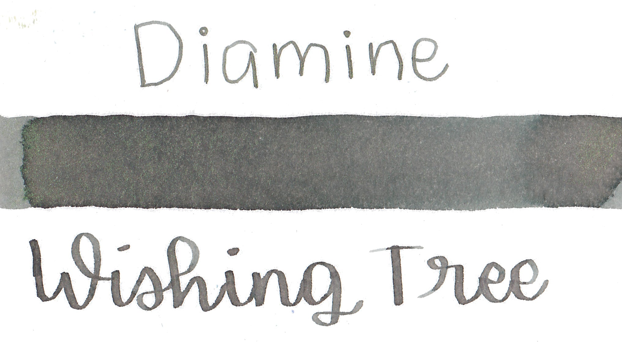 Diamine Black Edition Wishing Tree Shimmer Ink