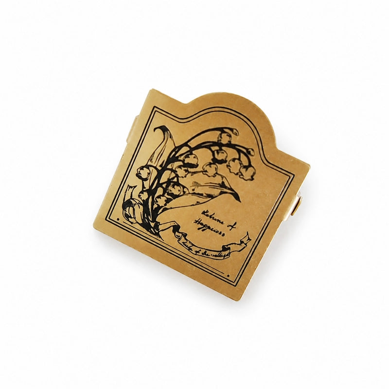 NoteMood - Vintage Brass Binder Clip