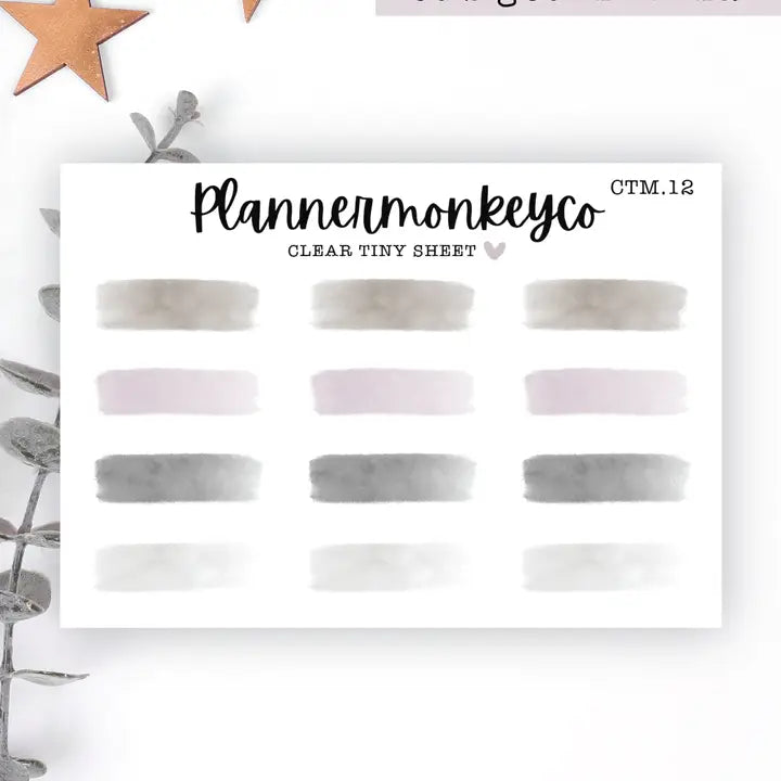 Plannermonkeyco - Stickers - Neutral Swatch