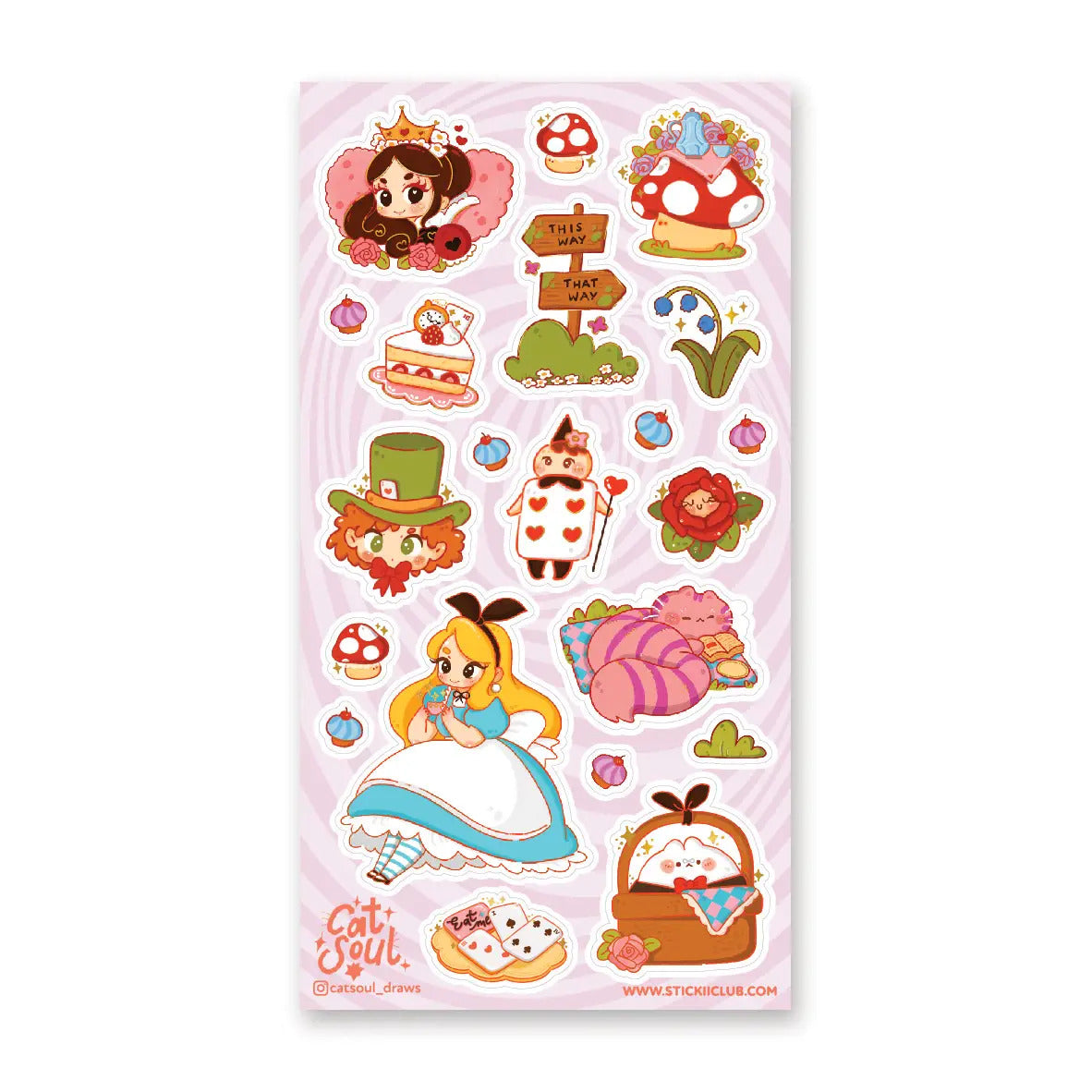 STICKII Sticker Sheet - Alice's Adorable Adventures