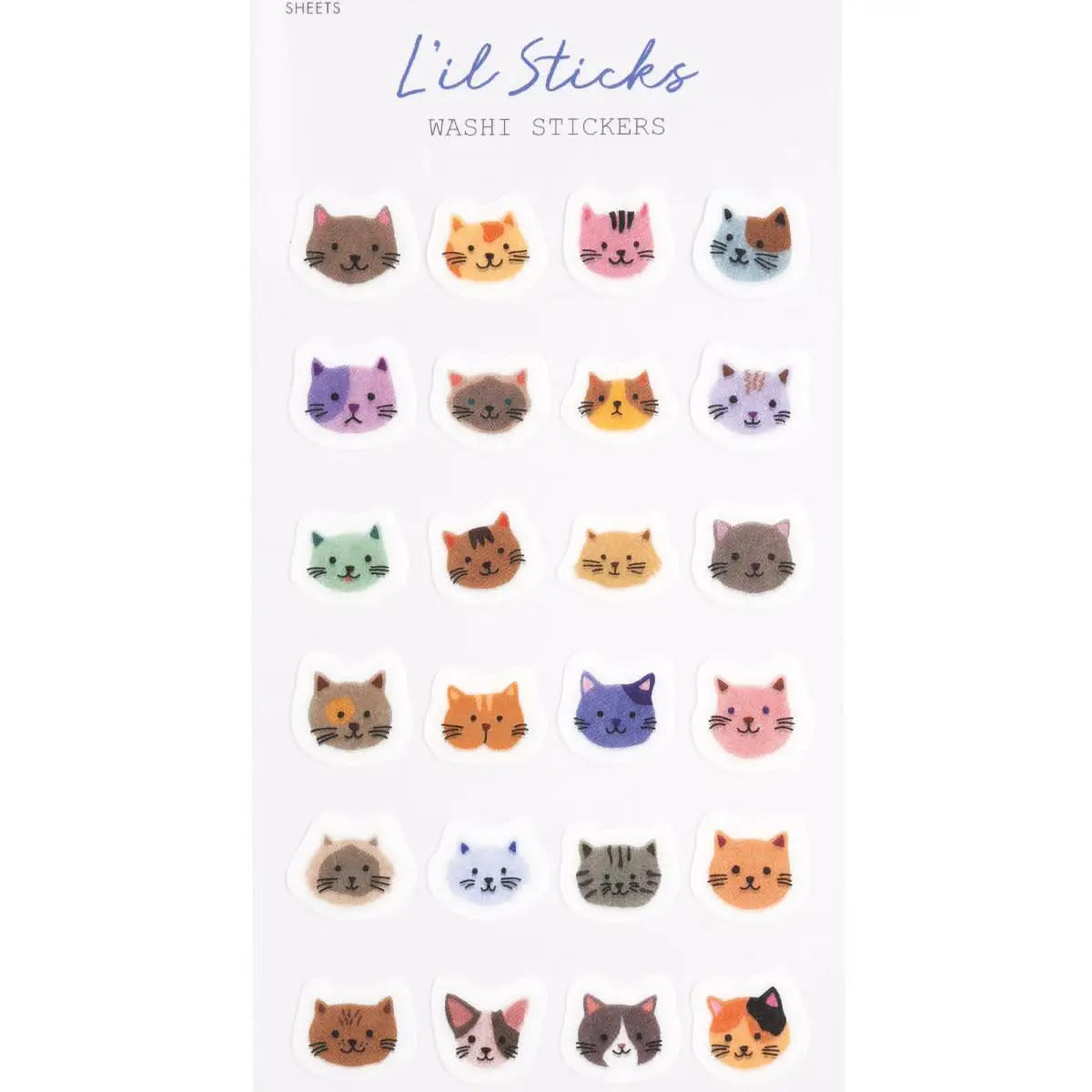Girl of All Work - Washi Stickers - Cats L'iI Sticks