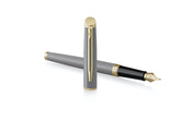 Waterman Hémisphère Fountain Pen - Stone Grey with Gold Trim