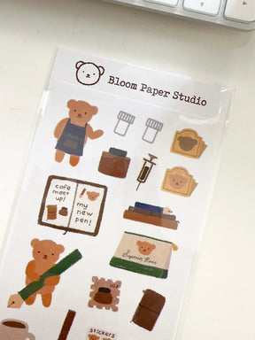Bloom Paper Studio - Sticker - Bear's Stationery Planner Journal