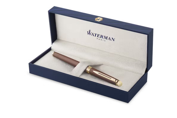 Waterman Hémisphère Fountain Pen - Copper Red with Gold Trim