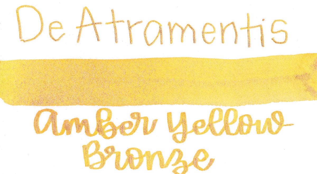 De Atramentis Pearlescent Amber Yellow Bronze
