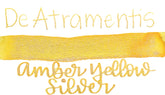 De Atramentis Pearlescent Amber Yellow Silver