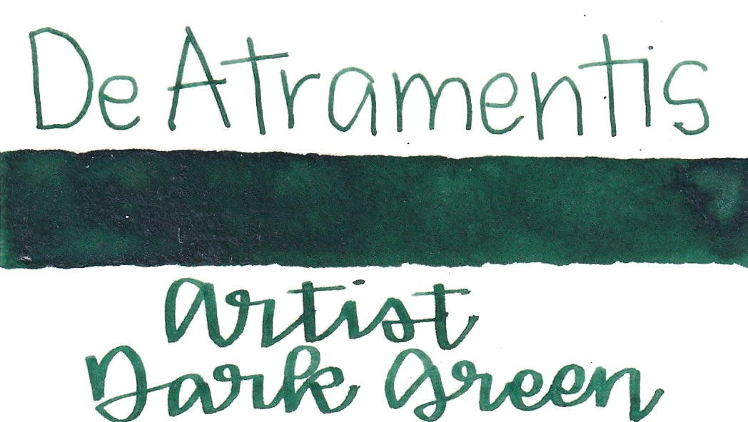 De Atramentis Artist Ink Dark Green