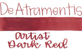 De Atramentis Artist Ink Dark Red