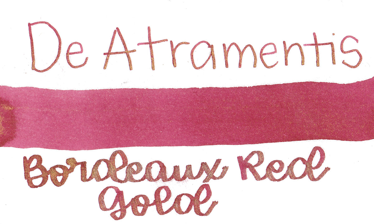 De Atramentis Pearlescent Bordeaux Red Gold