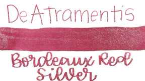 De Atramentis Pearlescent Bordeaux Red Silver
