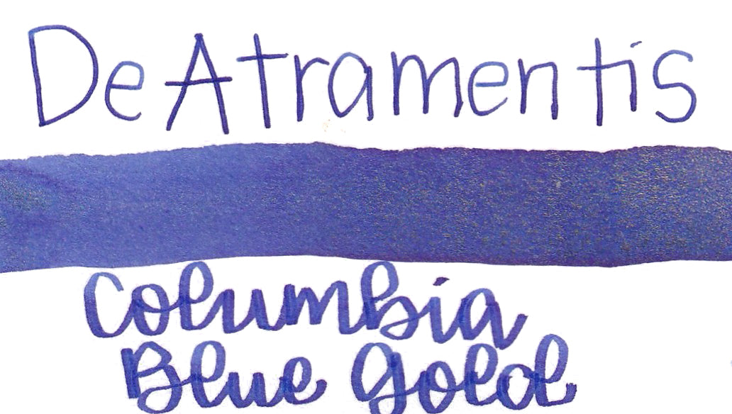 De Atramentis Pearlescent Columbia Blue Gold