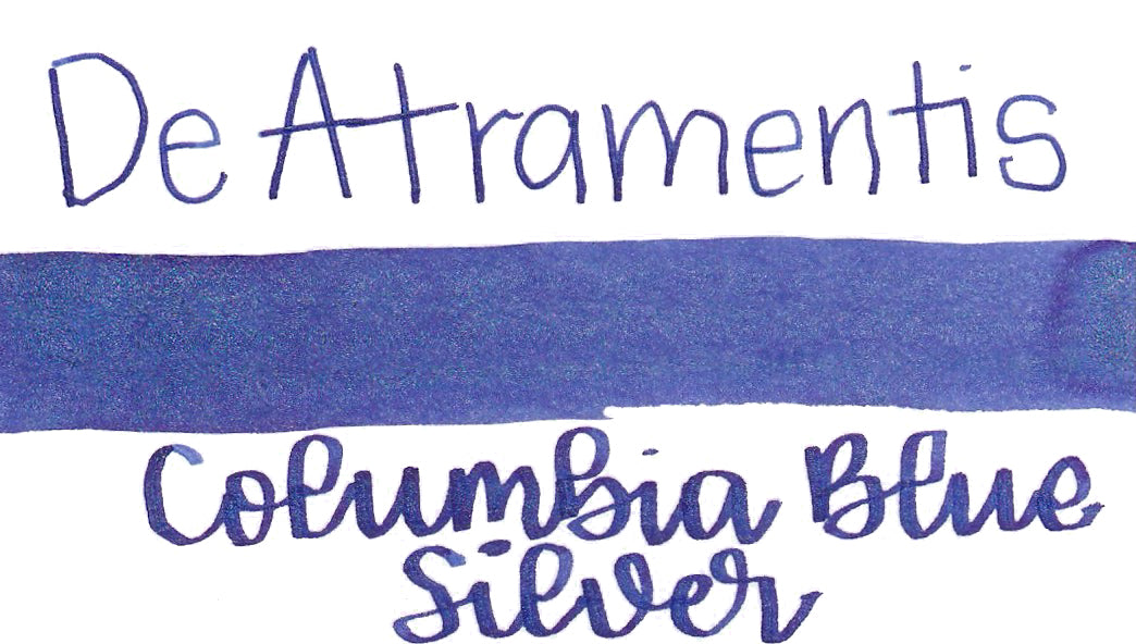 De Atramentis Pearlescent Columbia Blue Silver