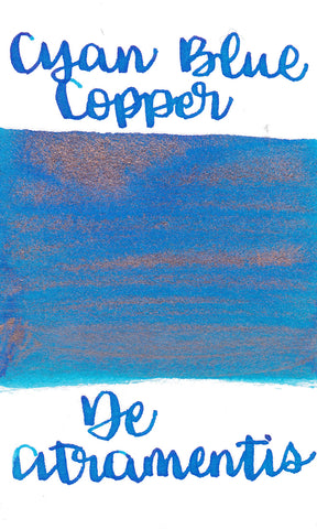 De Atramentis Pearlescent Cyan Blue Copper