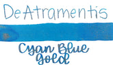 De Atramentis Pearlescent Cyan Blue Gold