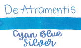 De Atramentis Pearlescent Cyan Blue Silver