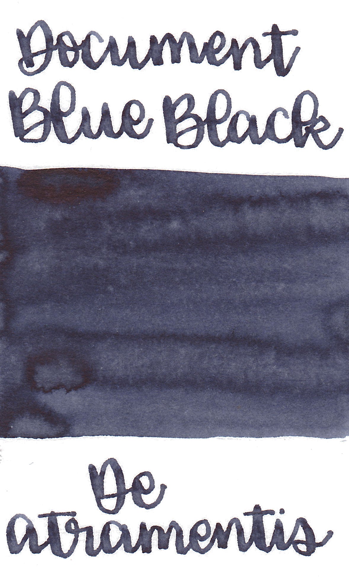De Atramentis Document Ink Black-Blue