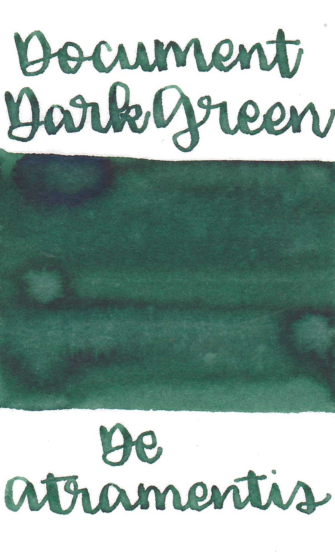 De Atramentis Document Ink Dark Green
