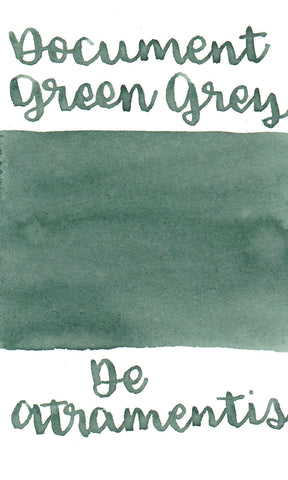 De Atramentis Document Ink Green Grey