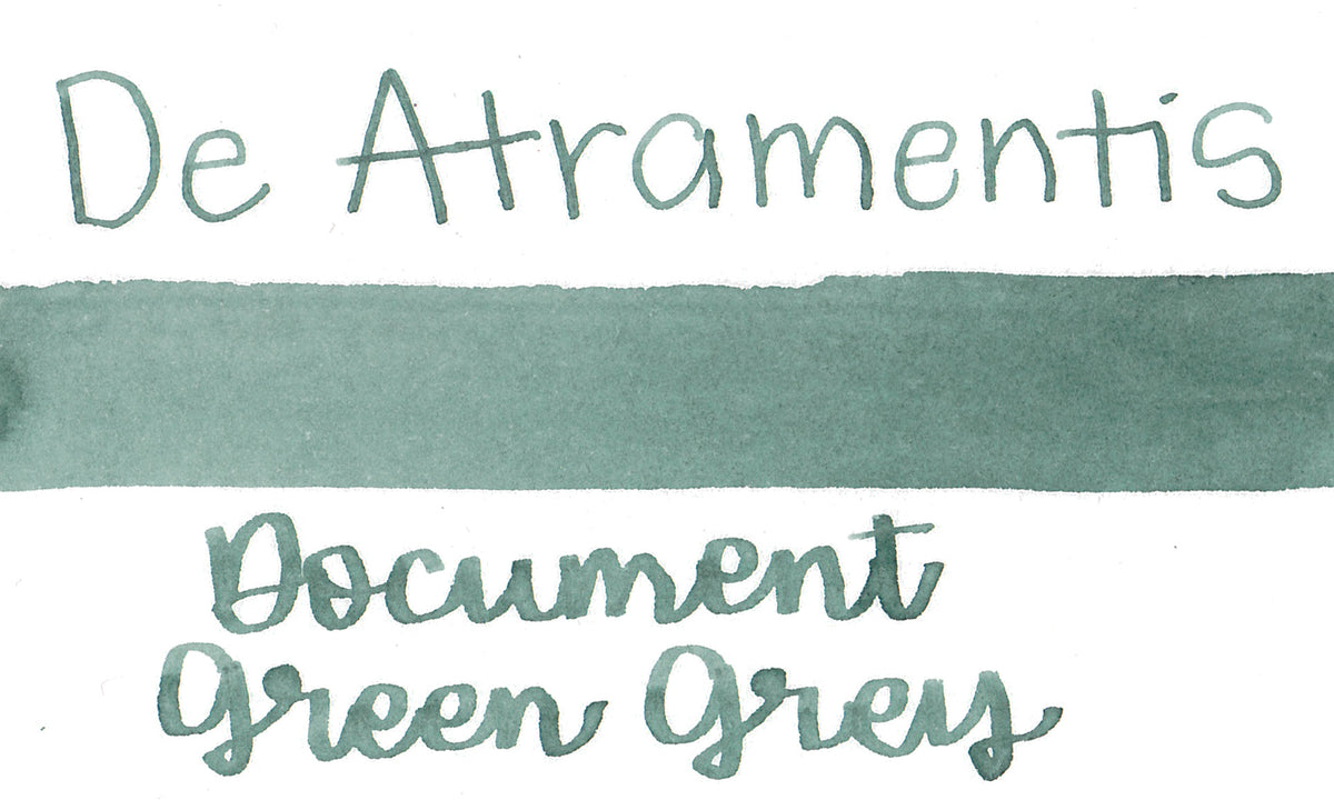 De Atramentis Document Ink Green Grey