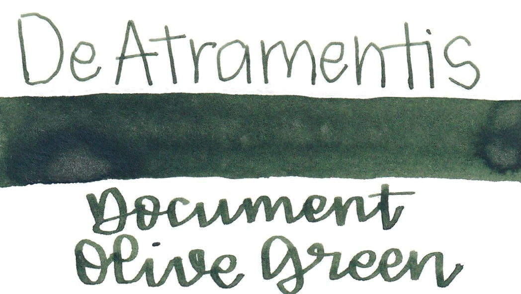 De Atramentis Document Ink Olive Green