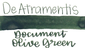 De Atramentis Document Ink Olive Green
