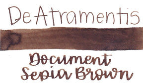 De Atramentis Document Ink Sepia Brown