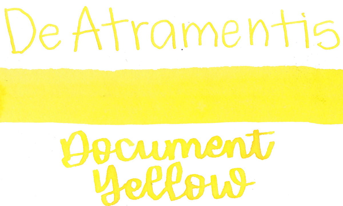 De Atramentis Document Ink Yellow