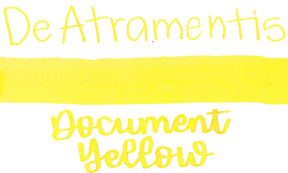 De Atramentis Document Ink Yellow