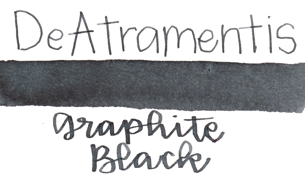 De Atramentis Fragrance Black Rose, Graphite Black