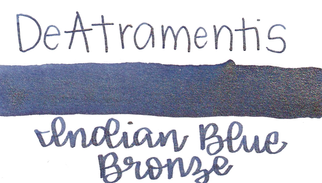 De Atramentis Pearlescent Indian Blue Bronze