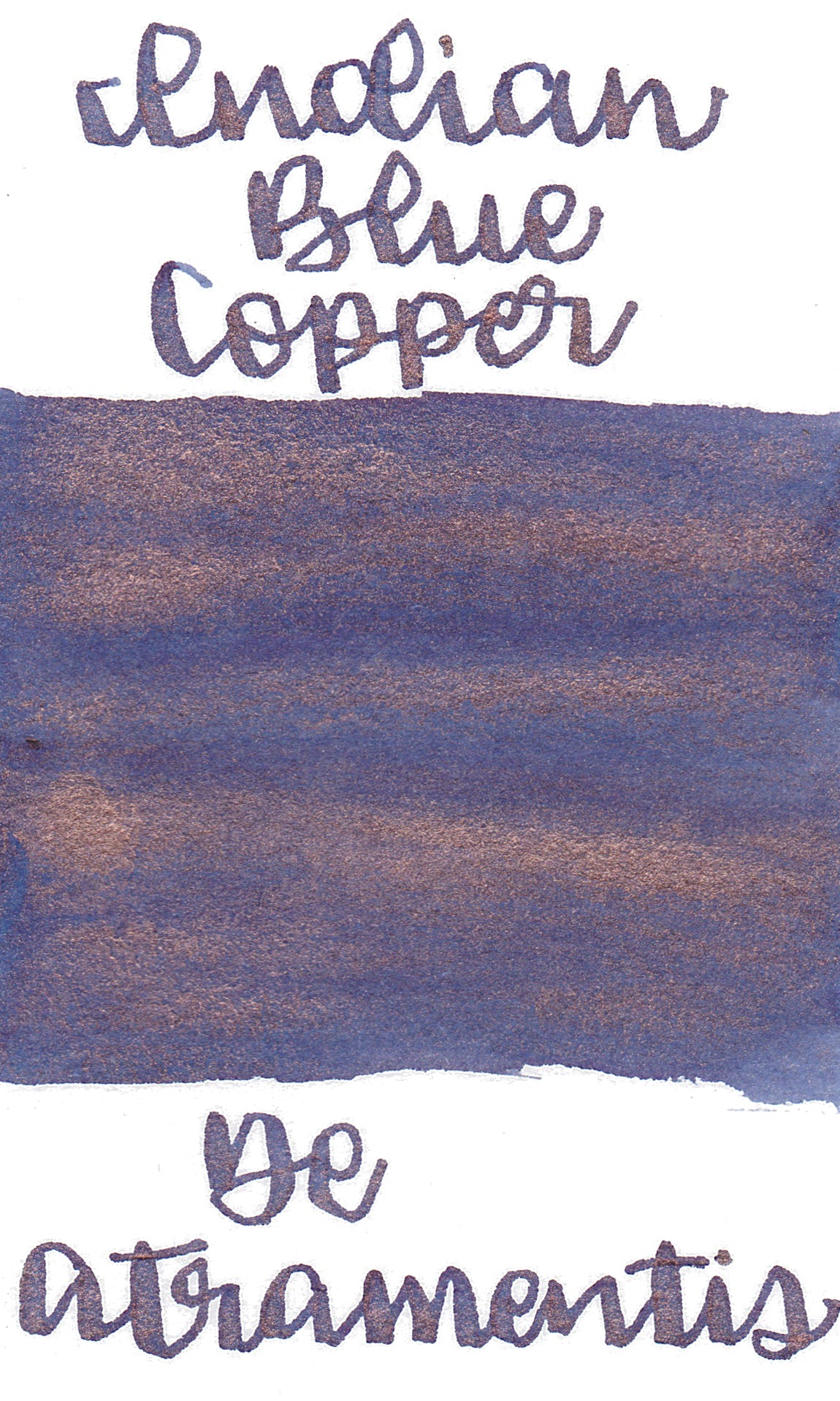 De Atramentis Pearlescent Indian Blue Copper