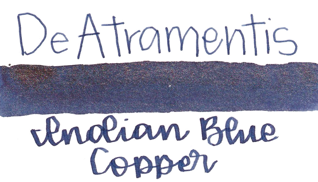 De Atramentis Pearlescent Indian Blue Copper