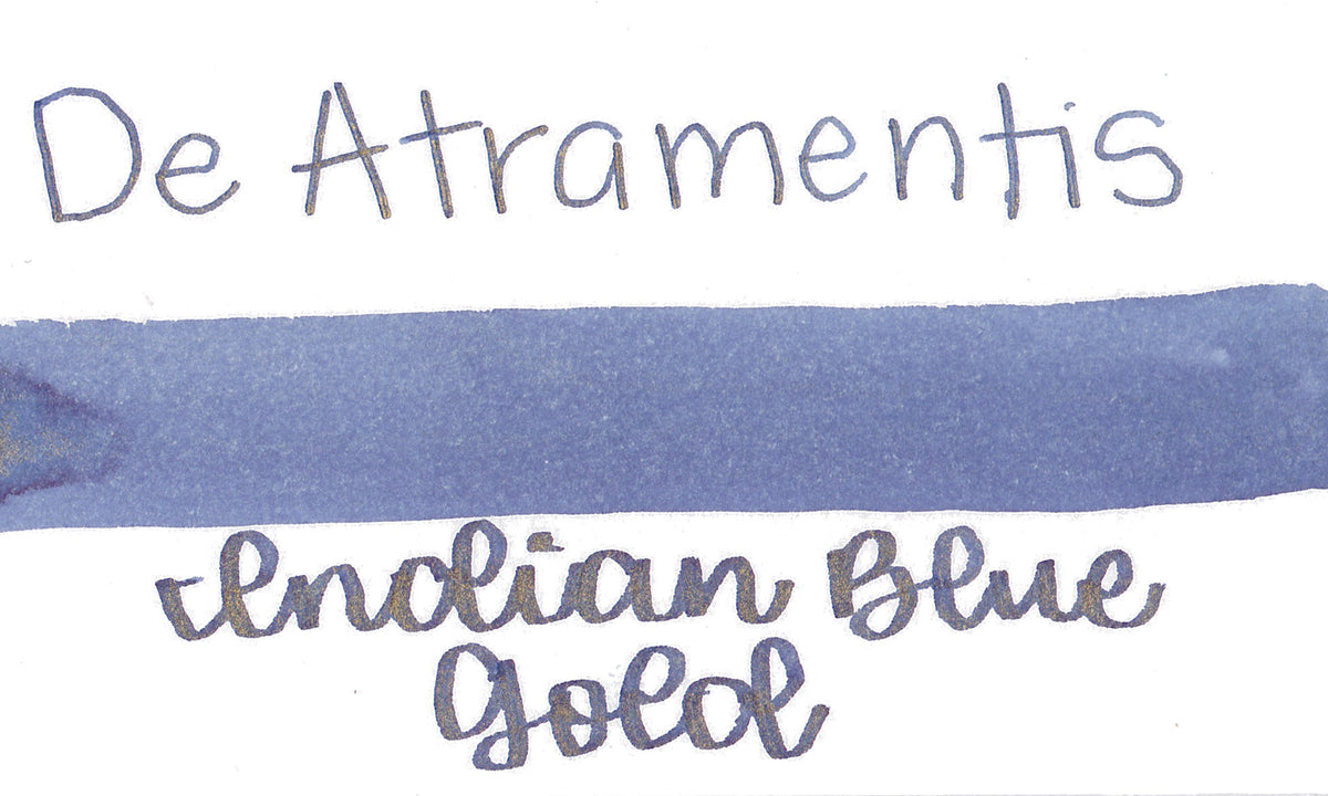 De Atramentis Pearlescent Indian Blue Gold