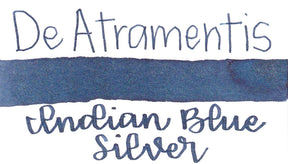 De Atramentis Pearlescent Indian Blue Silver