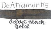 De Atramentis Pearlescent Velvet Black Gold