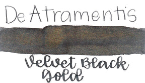 De Atramentis Pearlescent Velvet Black Gold