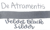 De Atramentis Pearlescent Velvet Black Silver