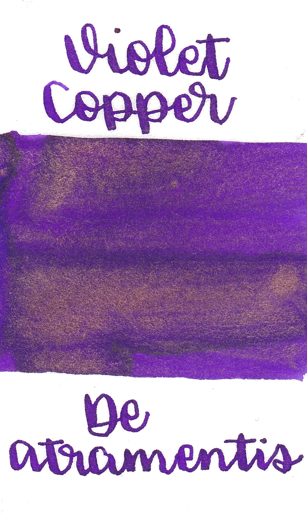 De Atramentis Pearlescent Brilliant Violet Copper