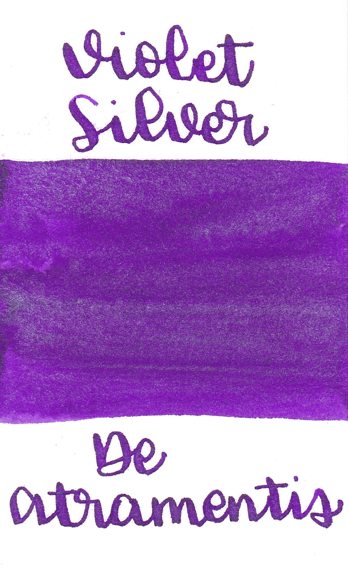 De Atramentis Pearlescent Brilliant Violet Silver