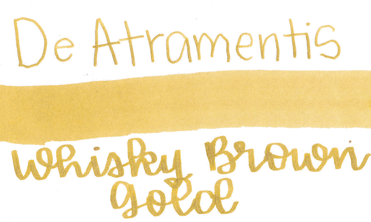 De Atramentis Pearlescent Whisky Brown Gold