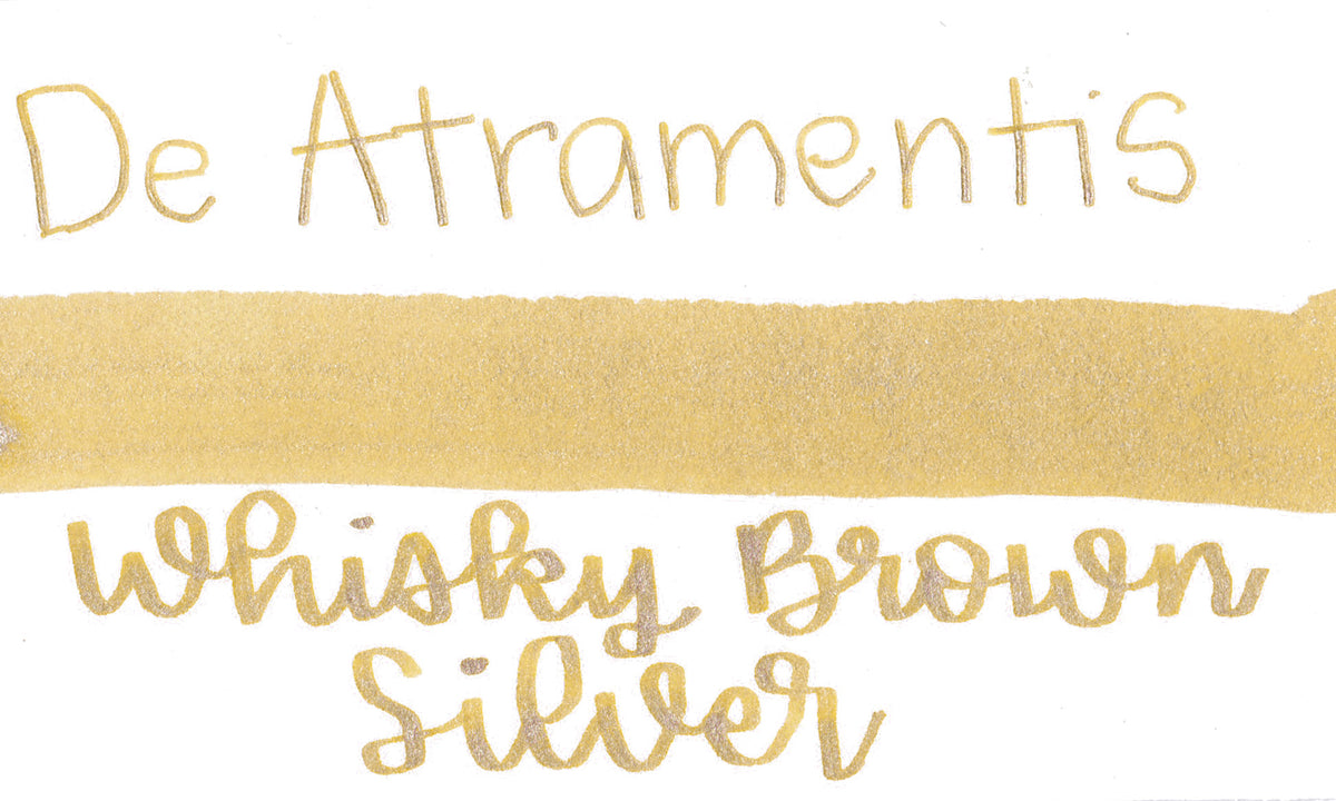 De Atramentis Pearlescent Whisky Brown Silver