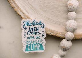 Savannah and James Co - Vinyl Sticker - The Hardest Climb