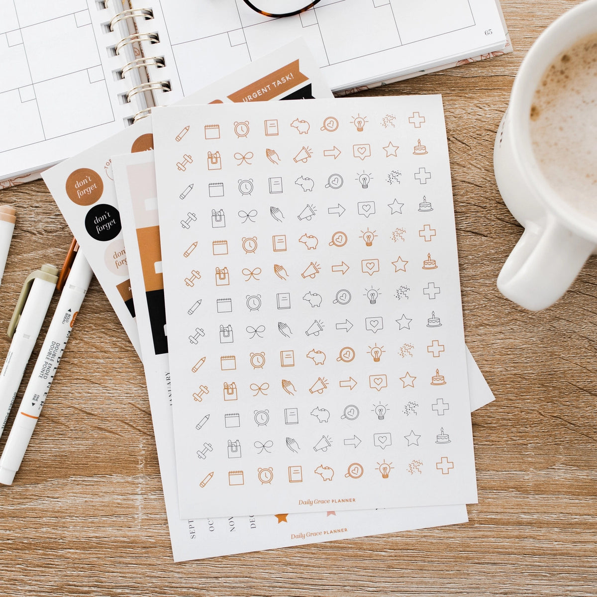The Daily Grace Co. Planner Stickers - Classic