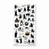 STICKII Sticker Sheet - Black Cat Cafe