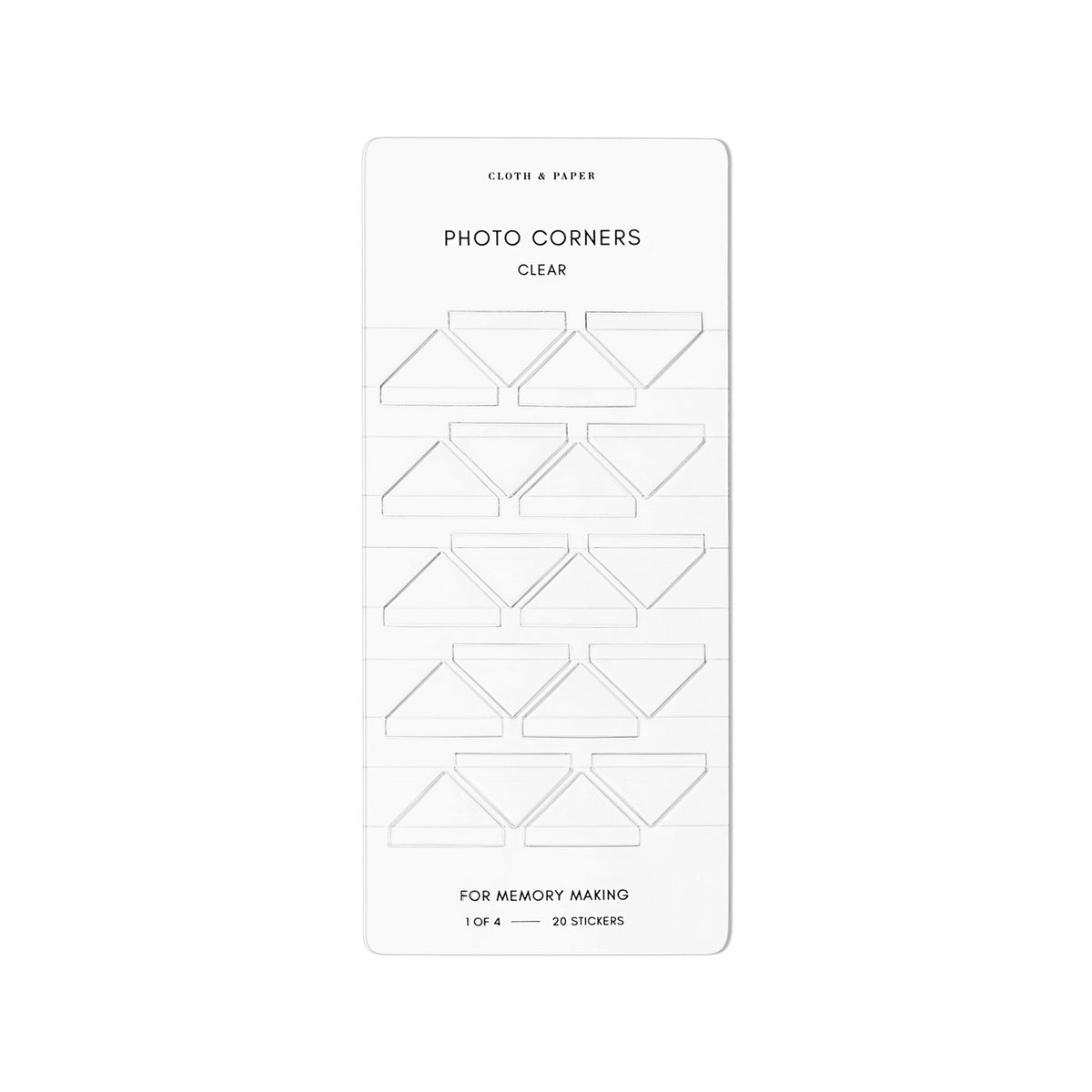 Cloth & Paper - Photo Corner Sticker Set